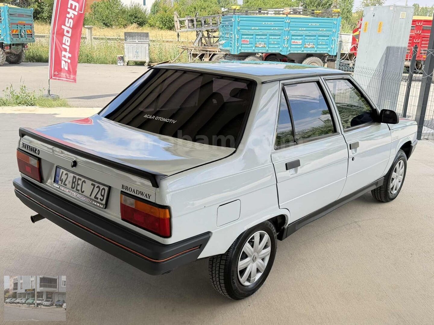 Galeriden Renault R 9 1.4 Spring 1993 Model Konya 245.000 km Beyaz 5