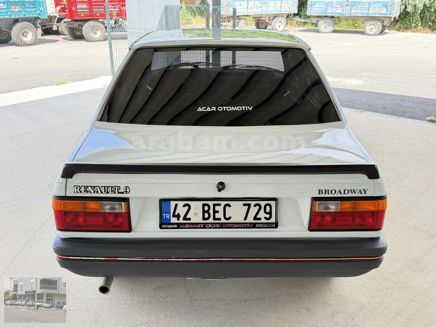 Galeriden Renault R 9 1.4 Spring 1993 Model Konya 245.000 km Beyaz 6