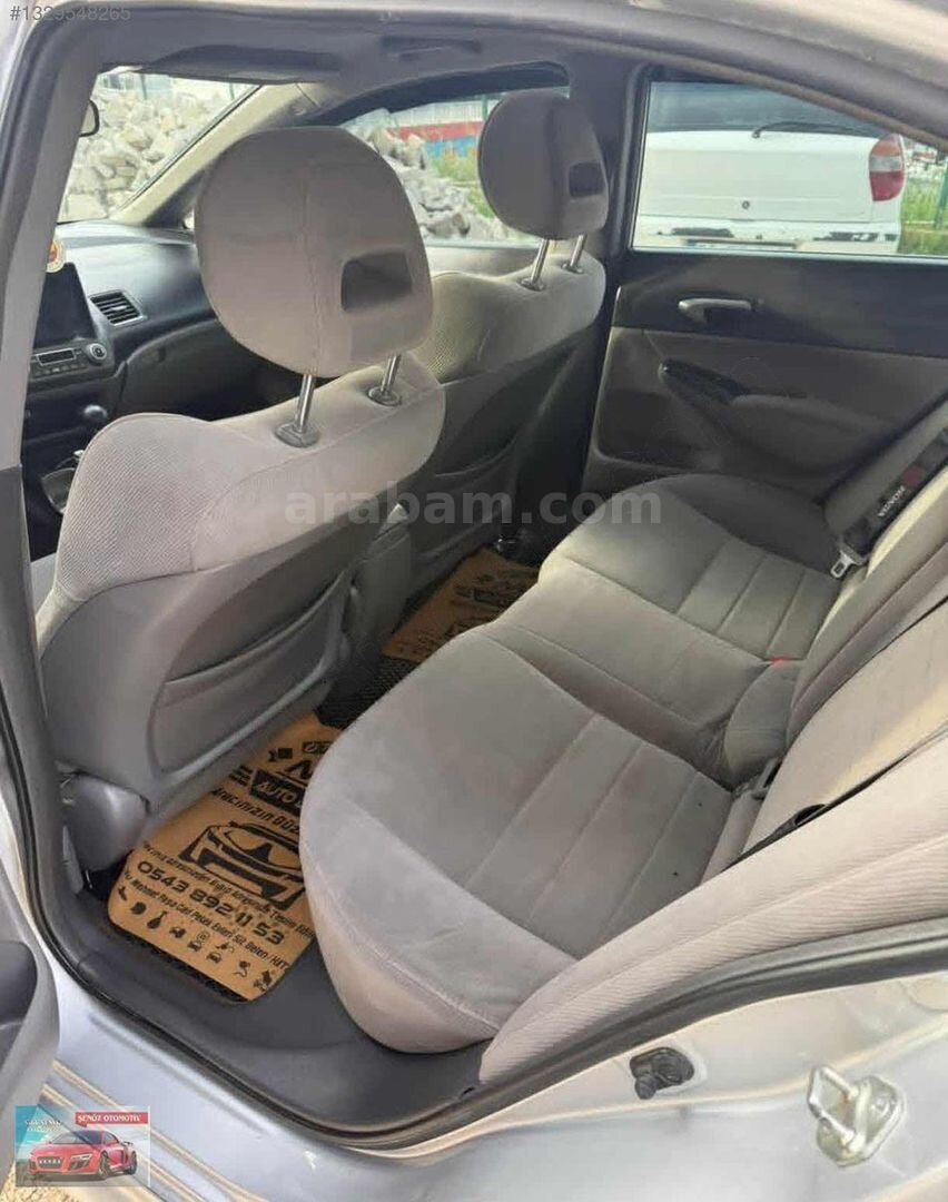 Galeriden Honda Civic 1.6i VTEC Elegance 2009 Model Hatay 210.000 km Gri 5