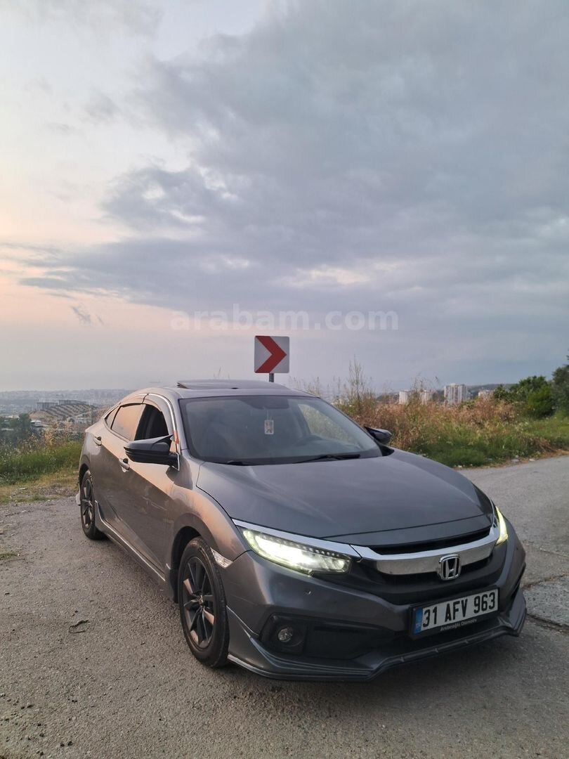 Sahibinden Honda Civic 1.6i VTEC Elegance 2020 Model Hatay 229.000 km Gri (metalik) 3