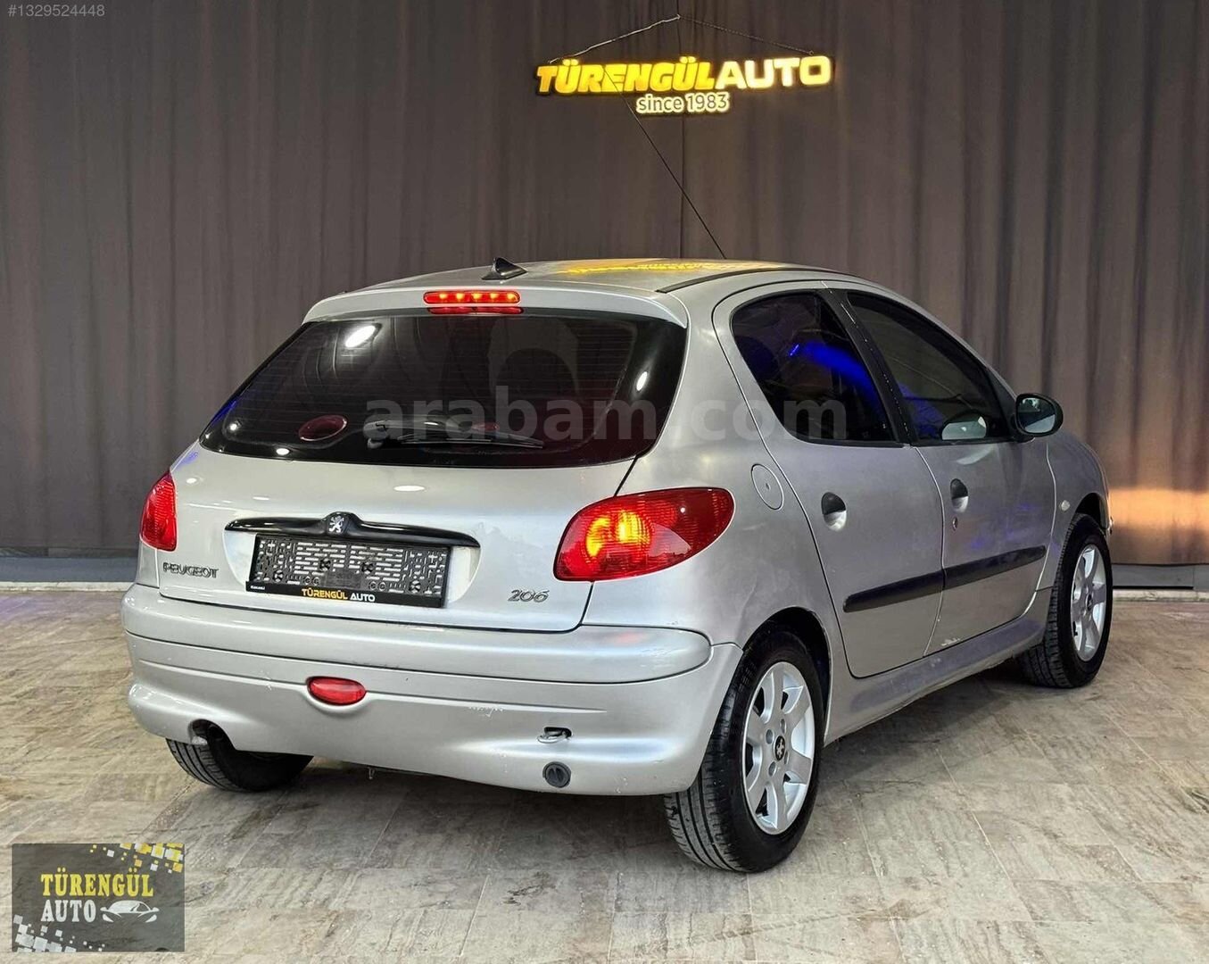 Galeriden Peugeot 206 1.4 XR 2001 Model Kocaeli 320.000 km Gri 4