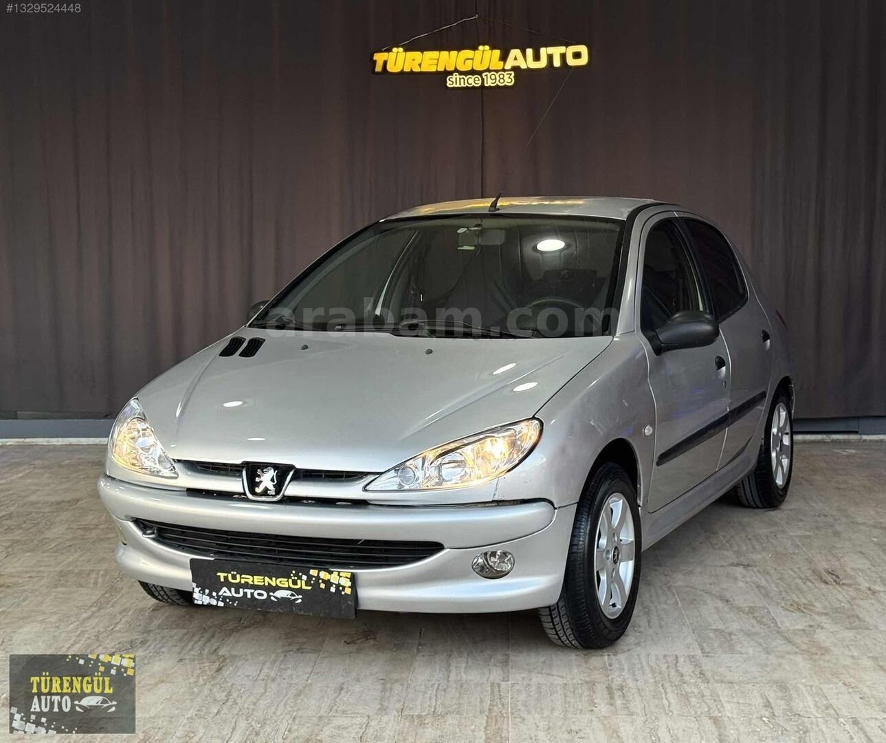 Galeriden Peugeot 206 1.4 XR 2001 Model Kocaeli 320.000 km Gri 1