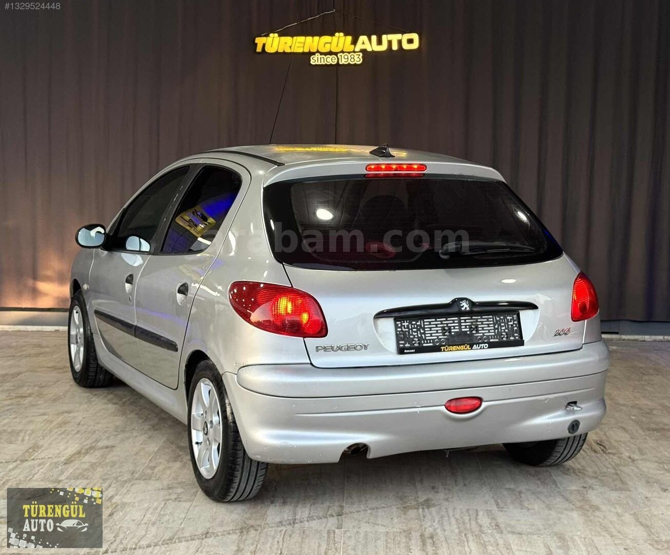 Galeriden Peugeot 206 1.4 XR 2001 Model Kocaeli 320.000 km Gri 3