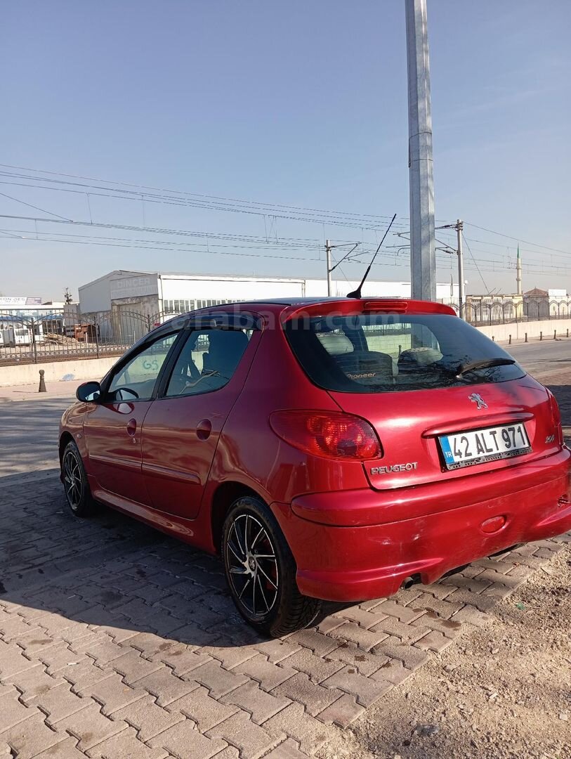 Sahibinden Peugeot 206 1.4 HDi Feline 2006 Model Konya 300.000 km Kırmızı 5