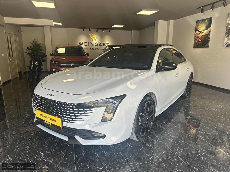 Galeriden Peugeot 508 1.5 BlueHDI Allure 2023 Model Bursa 87.000 km Beyaz