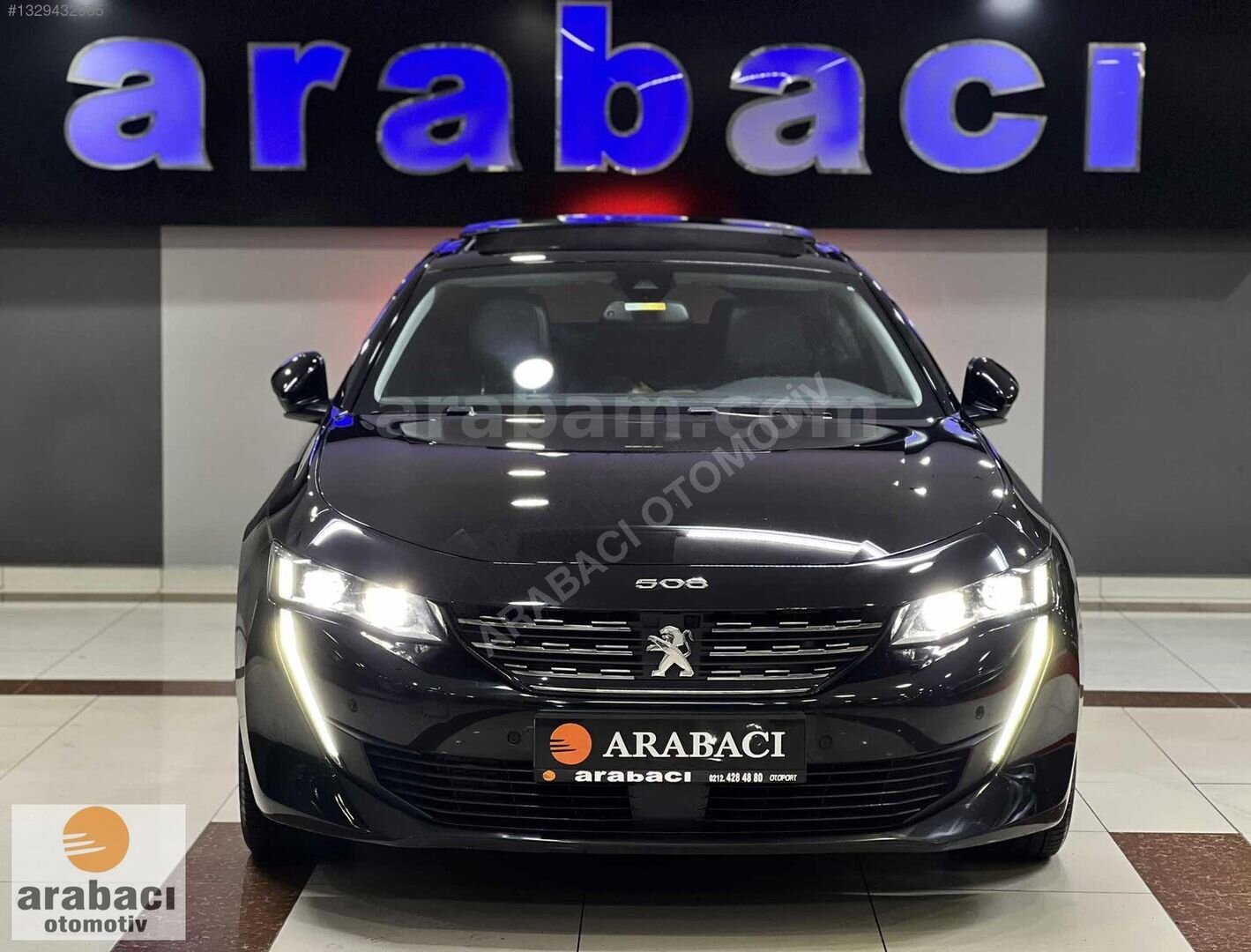 Galeriden Peugeot 508 1.5 BlueHDI Allure 2023 Model İstanbul 124.000 km Siyah 2