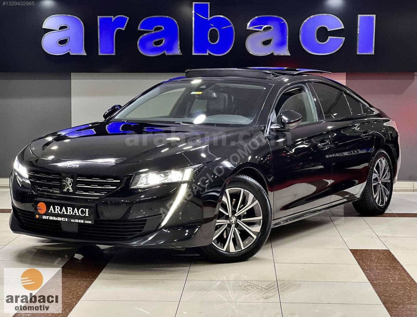 Galeriden Peugeot 508 1.5 BlueHDI Allure 2023 Model İstanbul 124.000 km Siyah 1