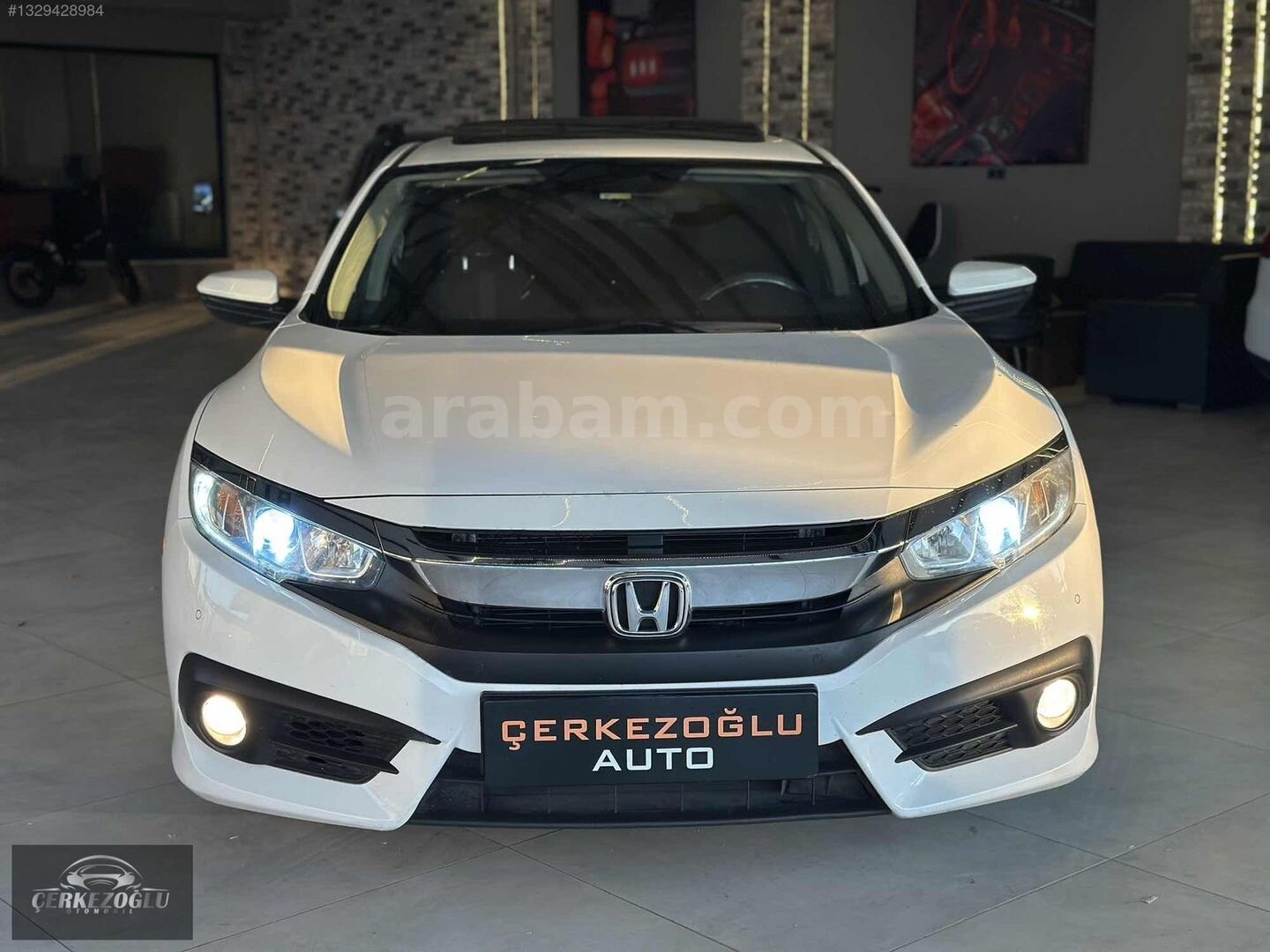 Galeriden Honda Civic 1.6i VTEC Eco Elegance 2017 Model Balıkesir 108.000 km Beyaz 1