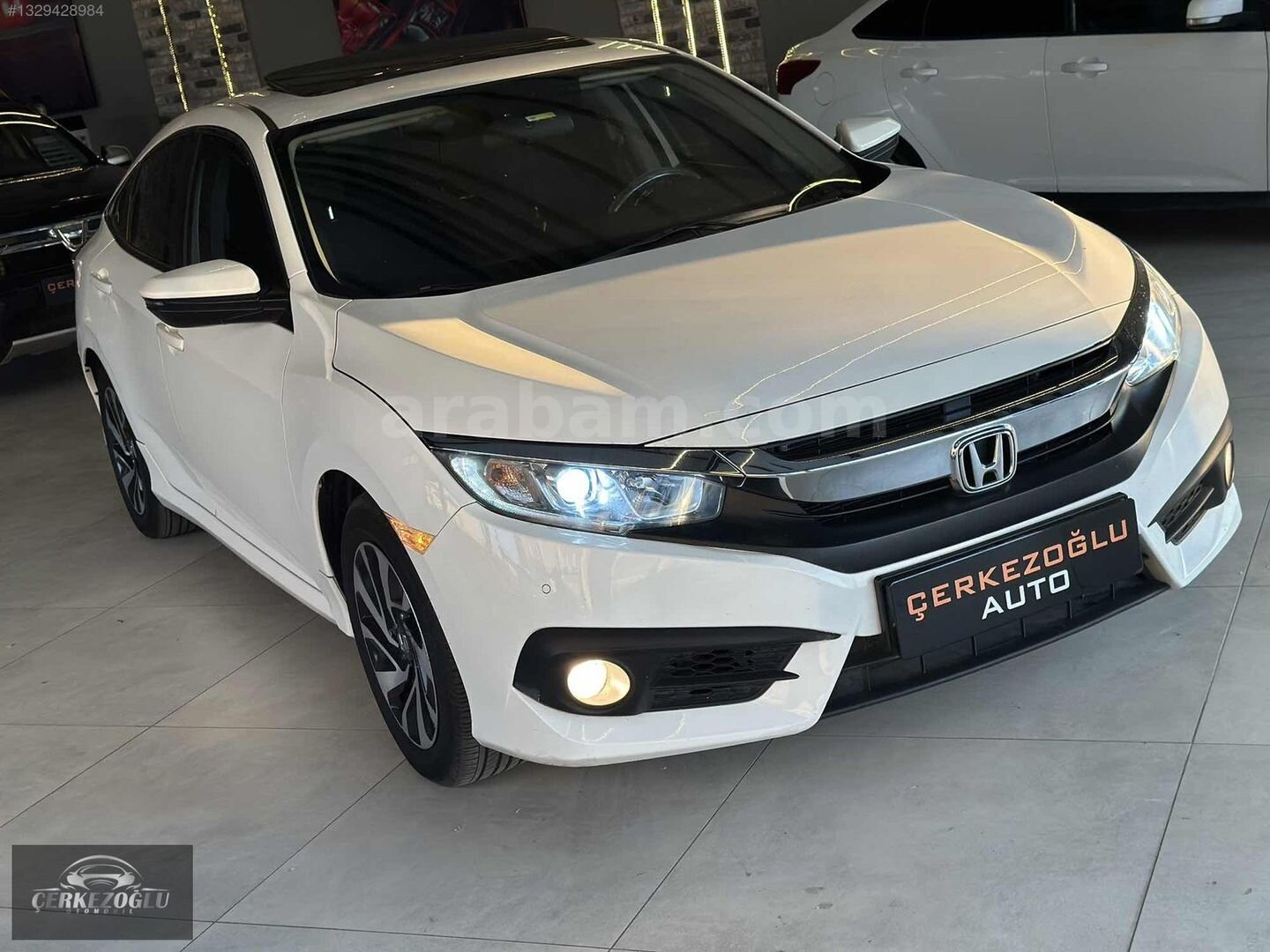 Galeriden Honda Civic 1.6i VTEC Eco Elegance 2017 Model Balıkesir 108.000 km Beyaz 2