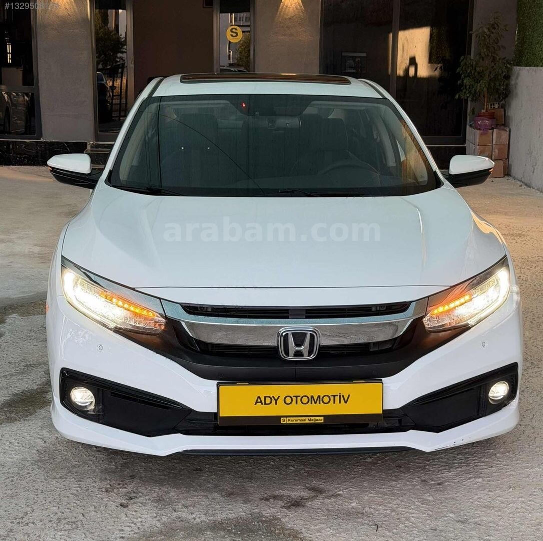 Galeriden Honda Civic 1.6i VTEC Eco Elegance 2020 Model Adıyaman 141.000 km Beyaz 2