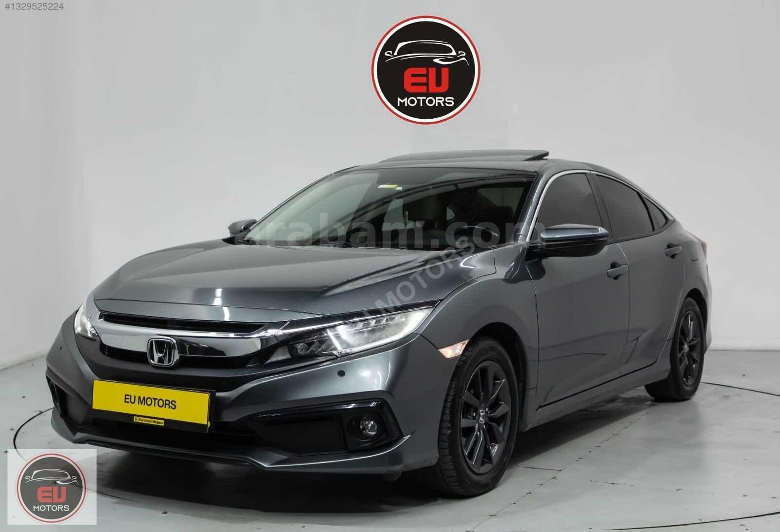 Galeriden Honda Civic 1.6i VTEC Eco Elegance 2019 Model İstanbul 130.000 km Gri 1