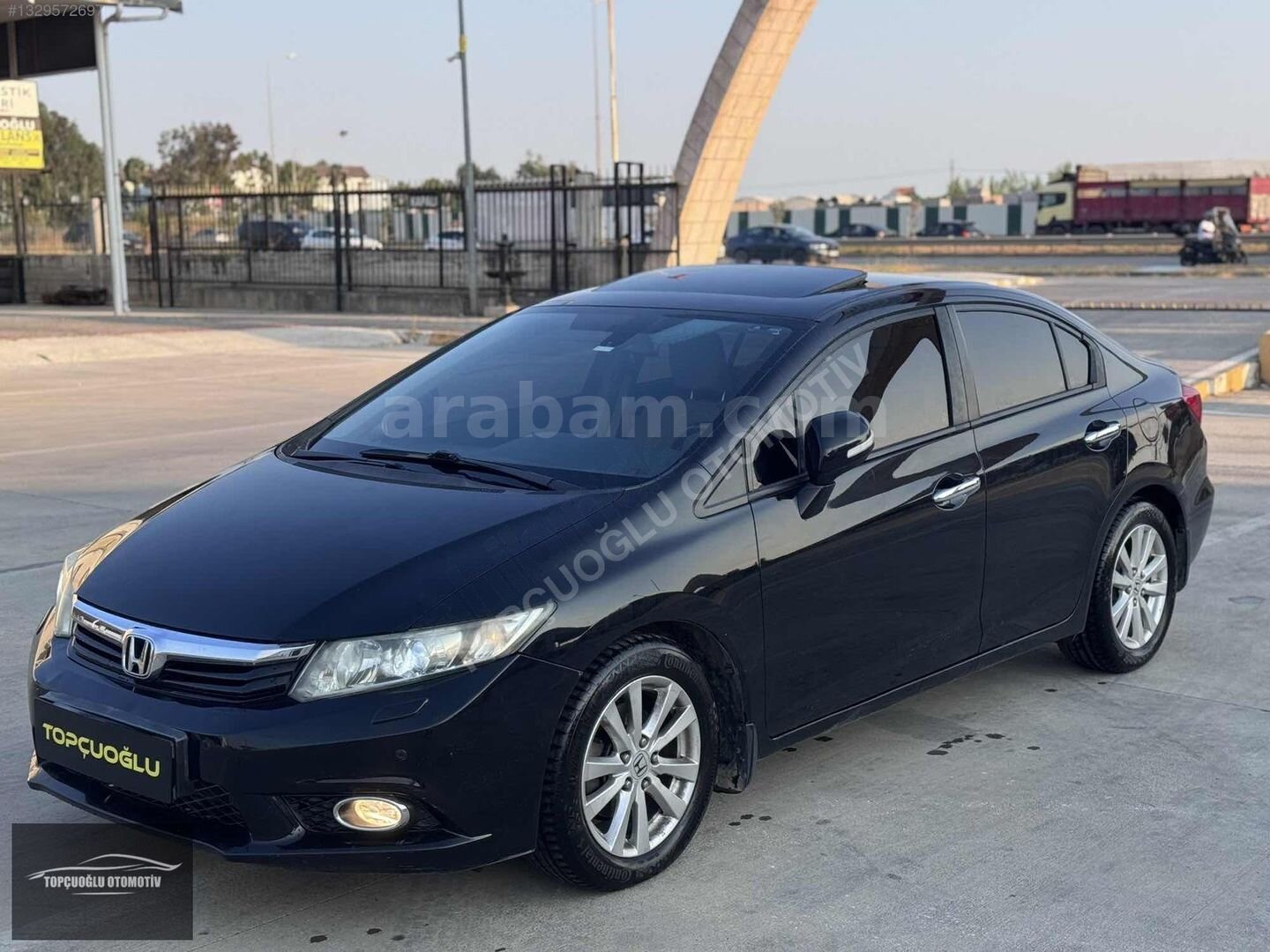 Galeriden Honda Civic 1.6i VTEC Eco Elegance 2013 Model Antalya 193.000 km Siyah 7