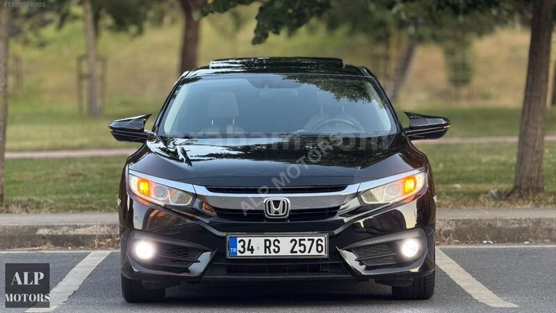 Galeriden Honda Civic 1.6i VTEC Eco Elegance 2016 Model İstanbul 173.500 km Siyah