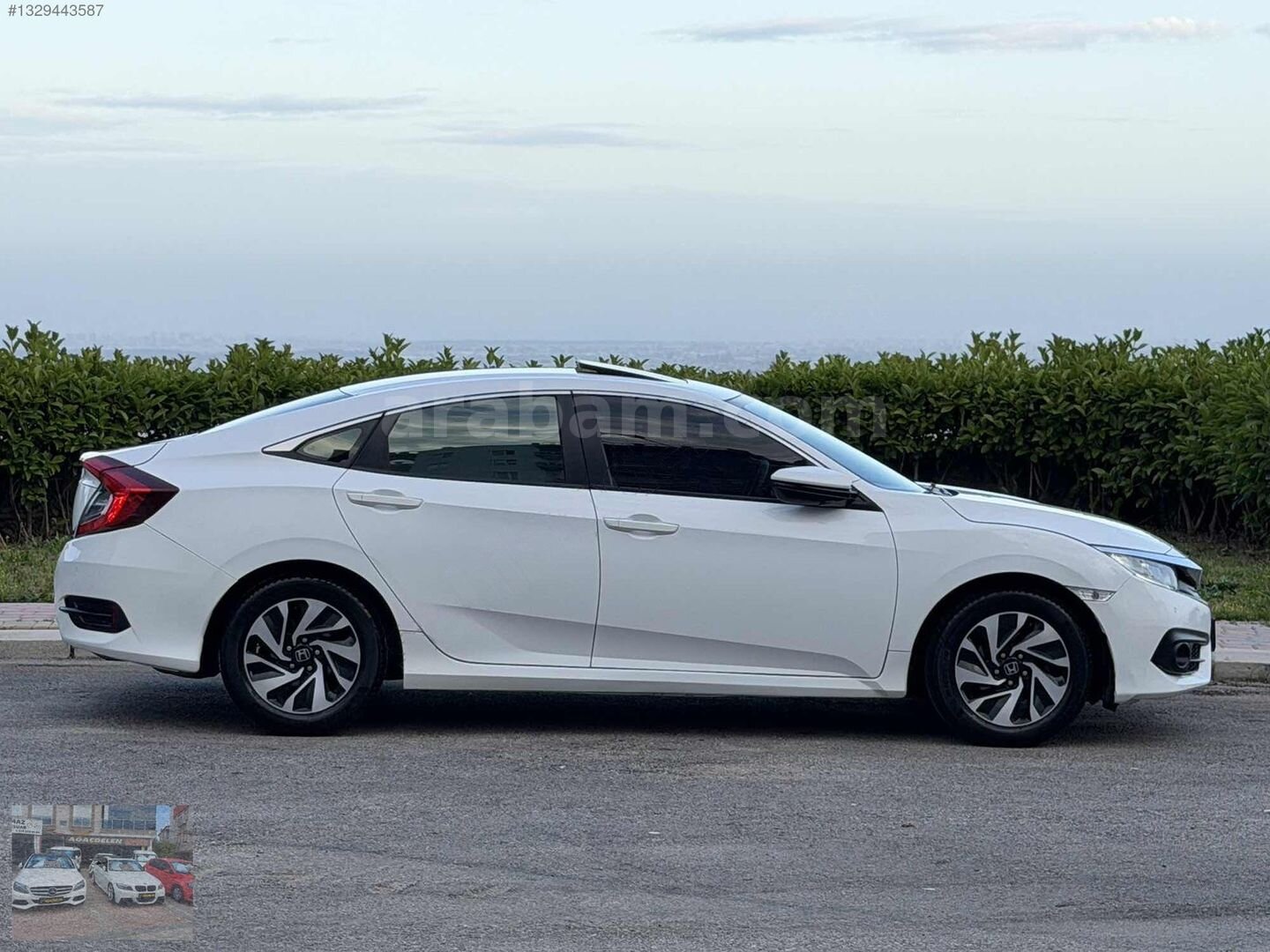 Galeriden Honda Civic 1.6i VTEC Eco Elegance 2018 Model Antalya 154.000 km Beyaz 6