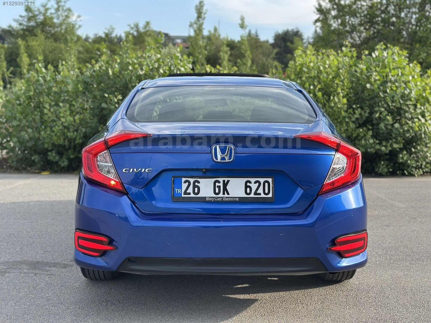 Galeriden Honda Civic 1.6i VTEC Eco Elegance 2018 Model Eskişehir 124.000 km Mavi 5