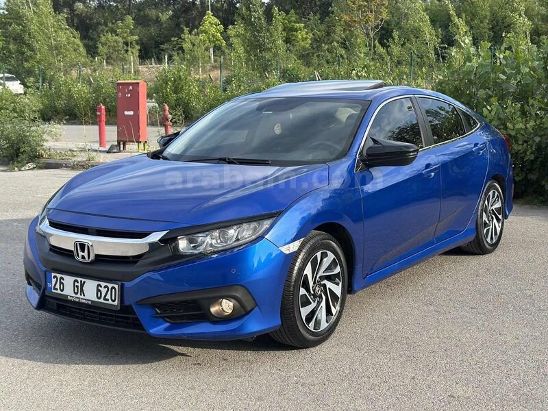 Galeriden Honda Civic 1.6i VTEC Eco Elegance 2018 Model Eskişehir 124.000 km Mavi