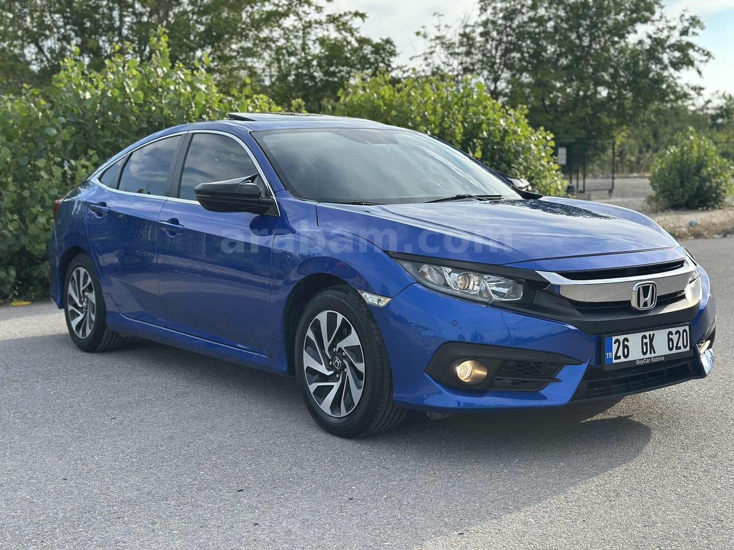 Galeriden Honda Civic 1.6i VTEC Eco Elegance 2018 Model Eskişehir 124.000 km Mavi 3