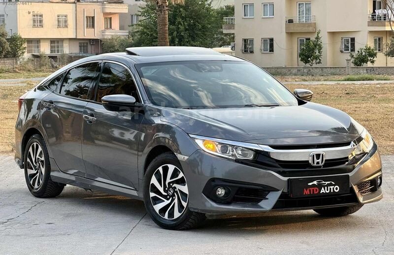 Galeriden Honda Civic 1.6i VTEC Eco Elegance 2017 Model Mersin 143.000 km Füme