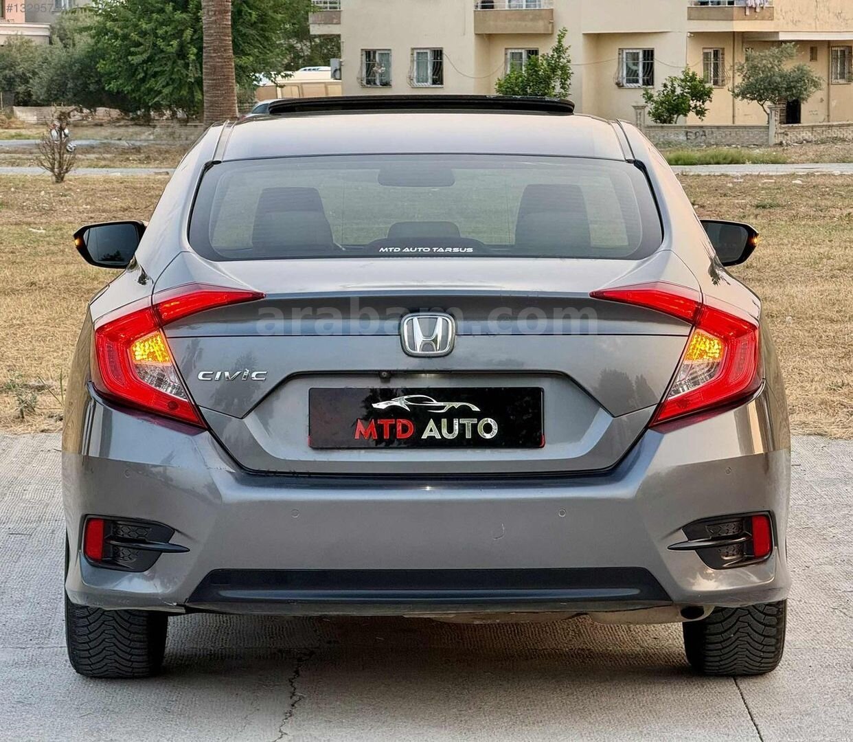 Galeriden Honda Civic 1.6i VTEC Eco Elegance 2017 Model Mersin 143.000 km Füme 7