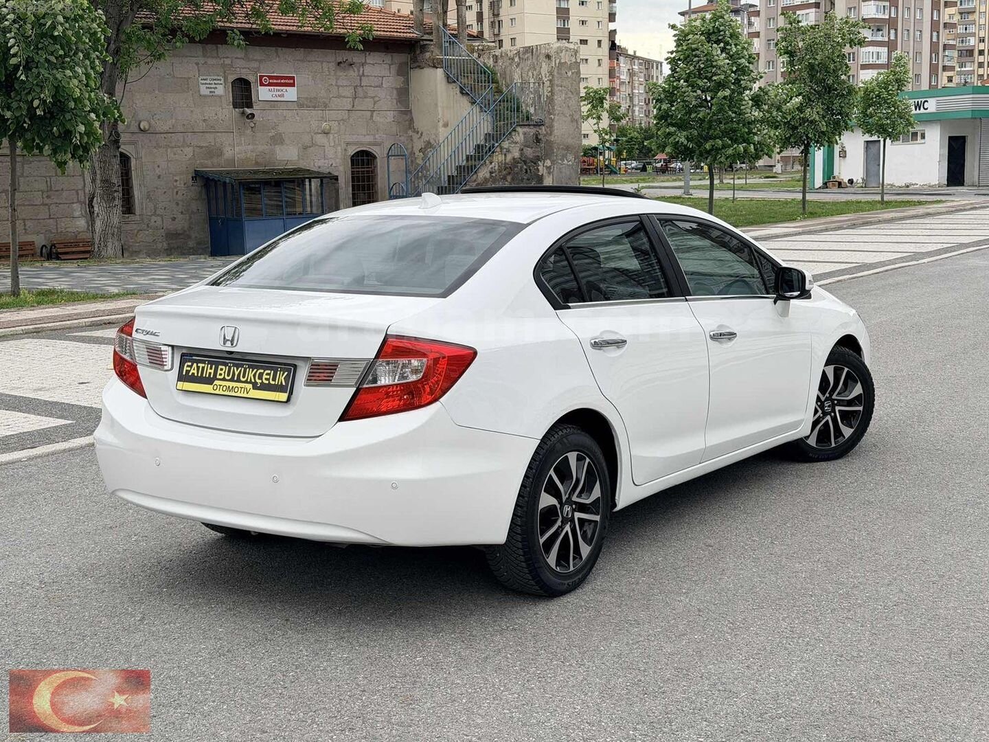 Galeriden Honda Civic 1.6i VTEC Eco Elegance 2014 Model Kayseri 113.000 km Beyaz 5
