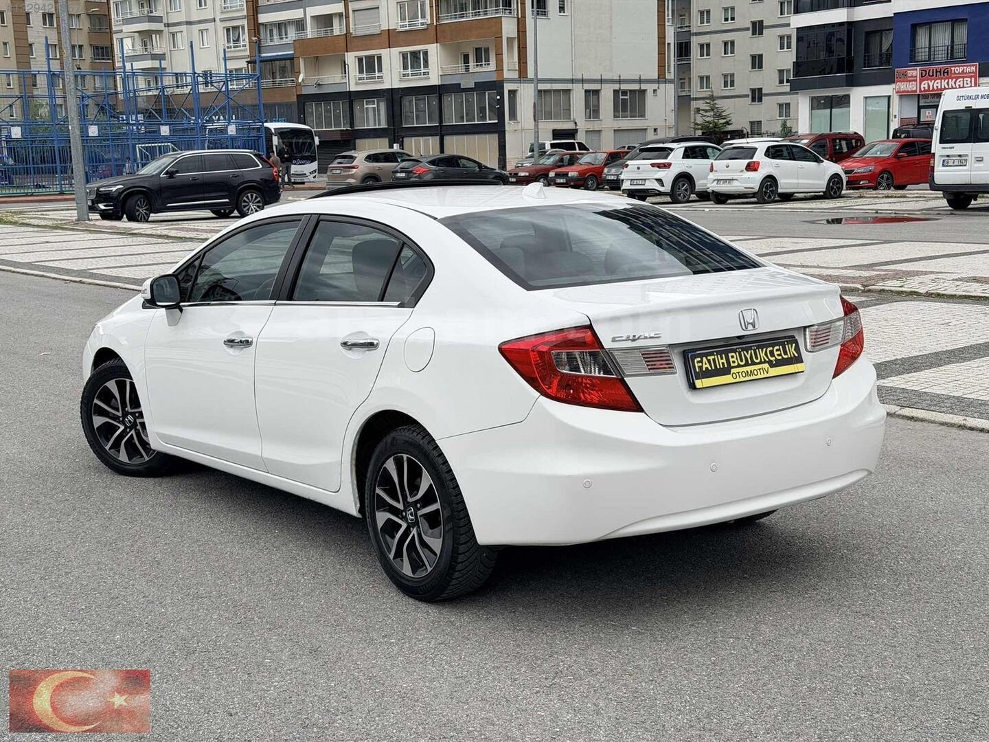 Galeriden Honda Civic 1.6i VTEC Eco Elegance 2014 Model Kayseri 113.000 km Beyaz 4