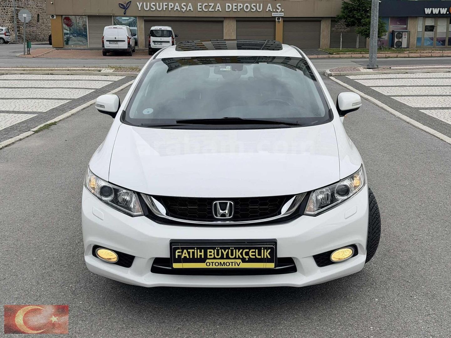 Galeriden Honda Civic 1.6i VTEC Eco Elegance 2014 Model Kayseri 113.000 km Beyaz 2