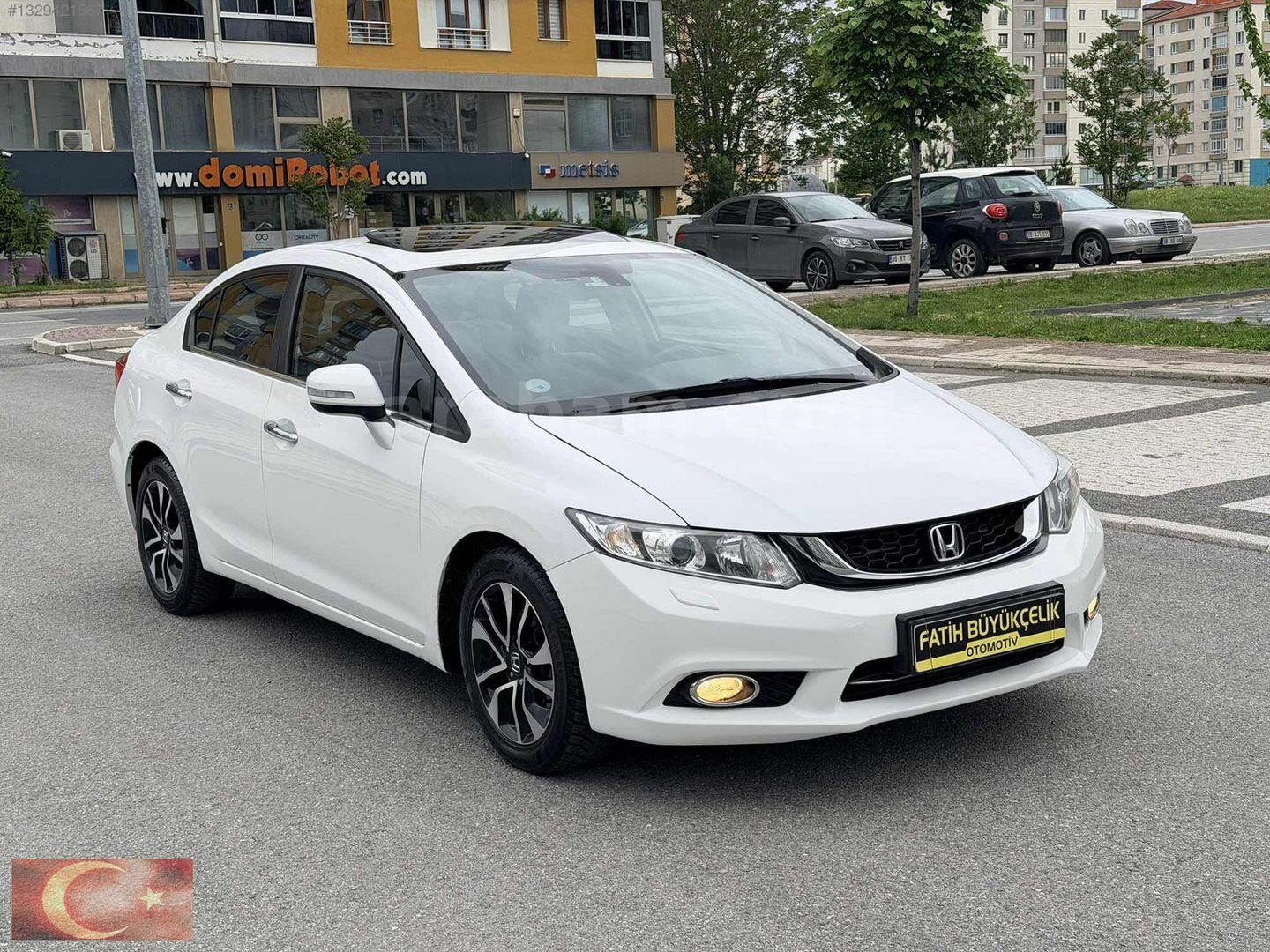 Galeriden Honda Civic 1.6i VTEC Eco Elegance 2014 Model Kayseri 113.000 km Beyaz 6