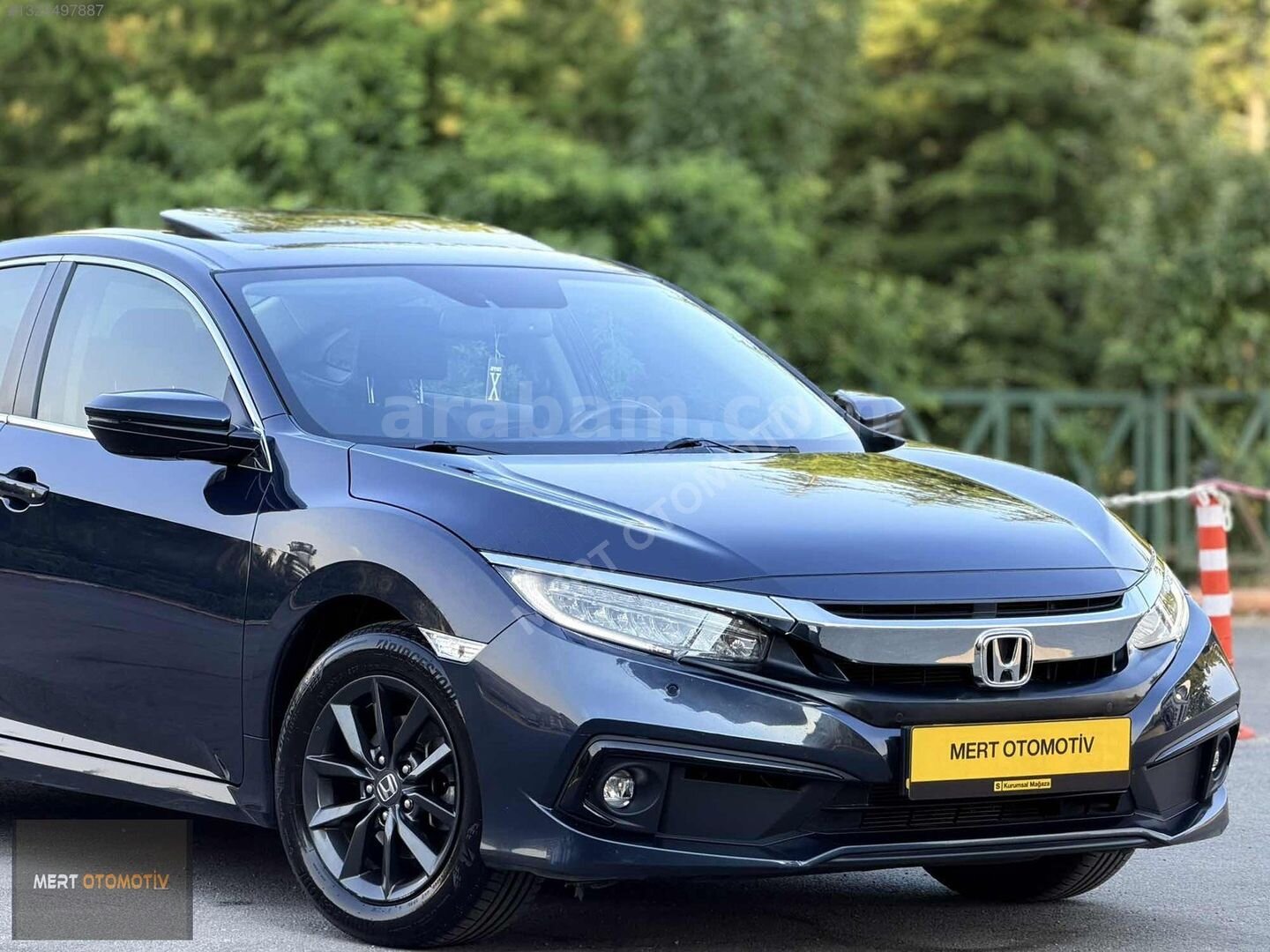Galeriden Honda Civic 1.6i VTEC Eco Elegance 2021 Model Ankara 75.000 km Mavi 2