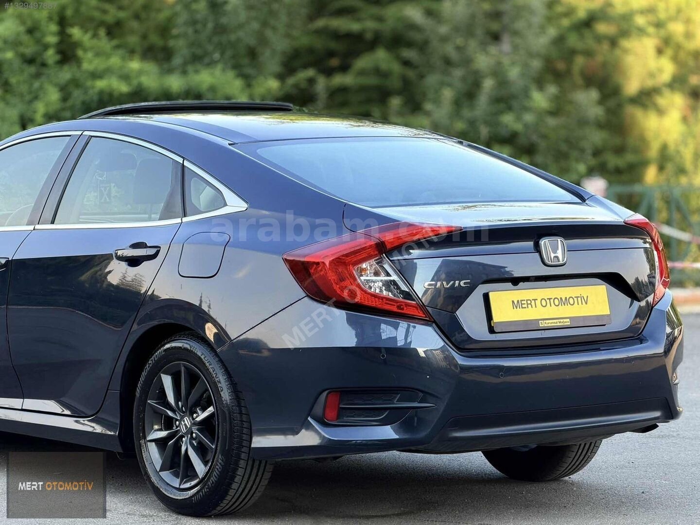 Galeriden Honda Civic 1.6i VTEC Eco Elegance 2021 Model Ankara 75.000 km Mavi 7