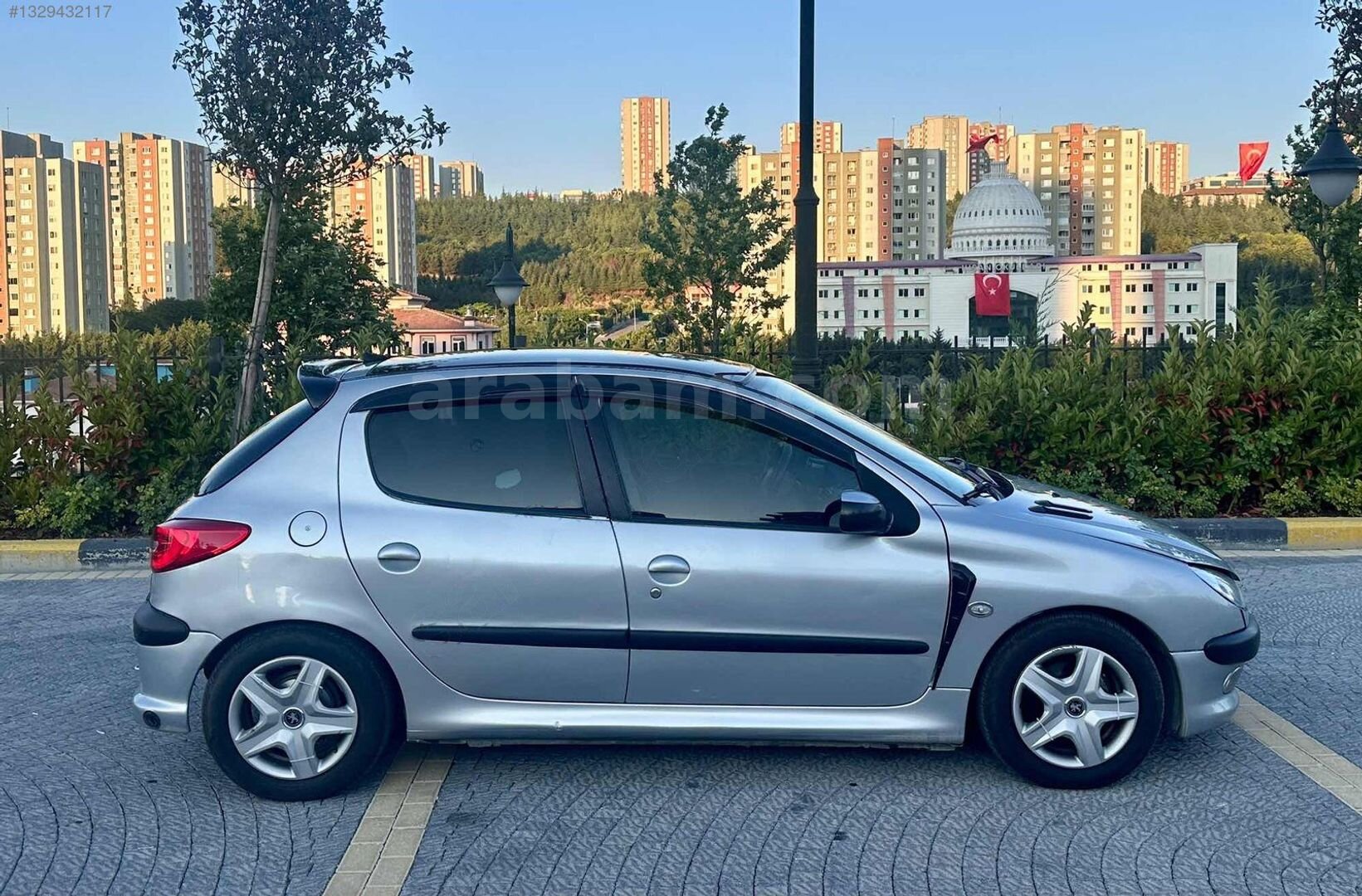 Galeriden Peugeot 206 1.4 Panoramic 2006 Model İstanbul 233.000 km Gri 7
