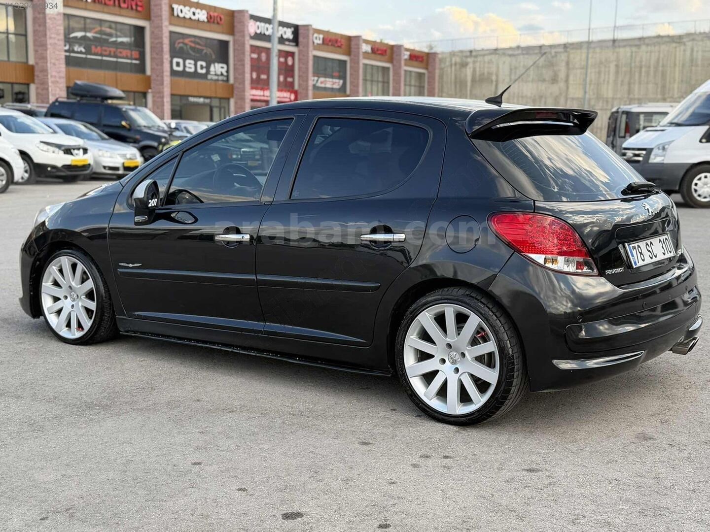 Galeriden Peugeot 207 1.4 VTi Trendy 2008 Model Kastamonu 260.000 km Siyah 7