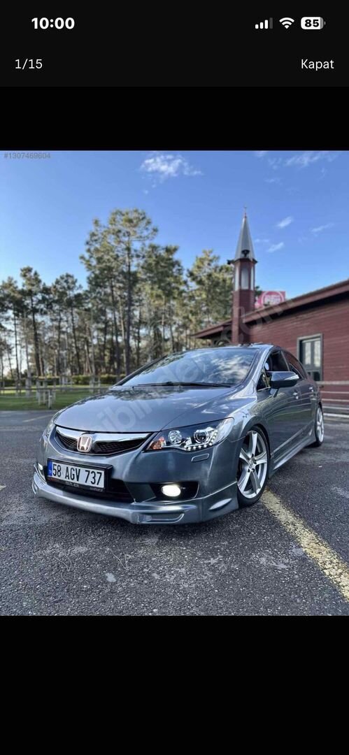 Sahibinden Honda Civic 1.6i VTEC Elegance 2011 Model İstanbul 185.000 km Füme 6