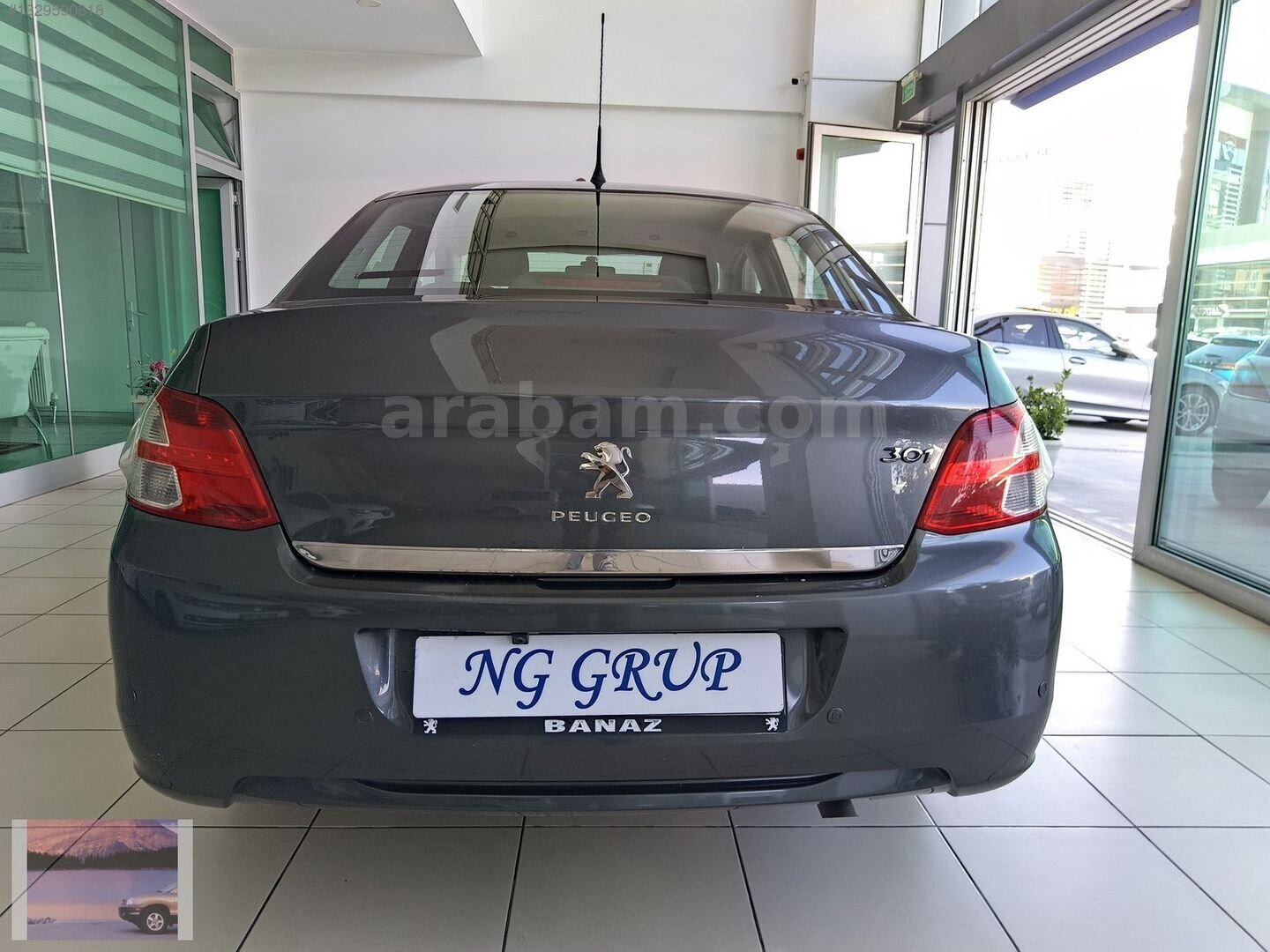 Galeriden Peugeot 301 1.6 HDi Active 2014 Model Ankara 96.000 km Gri 5
