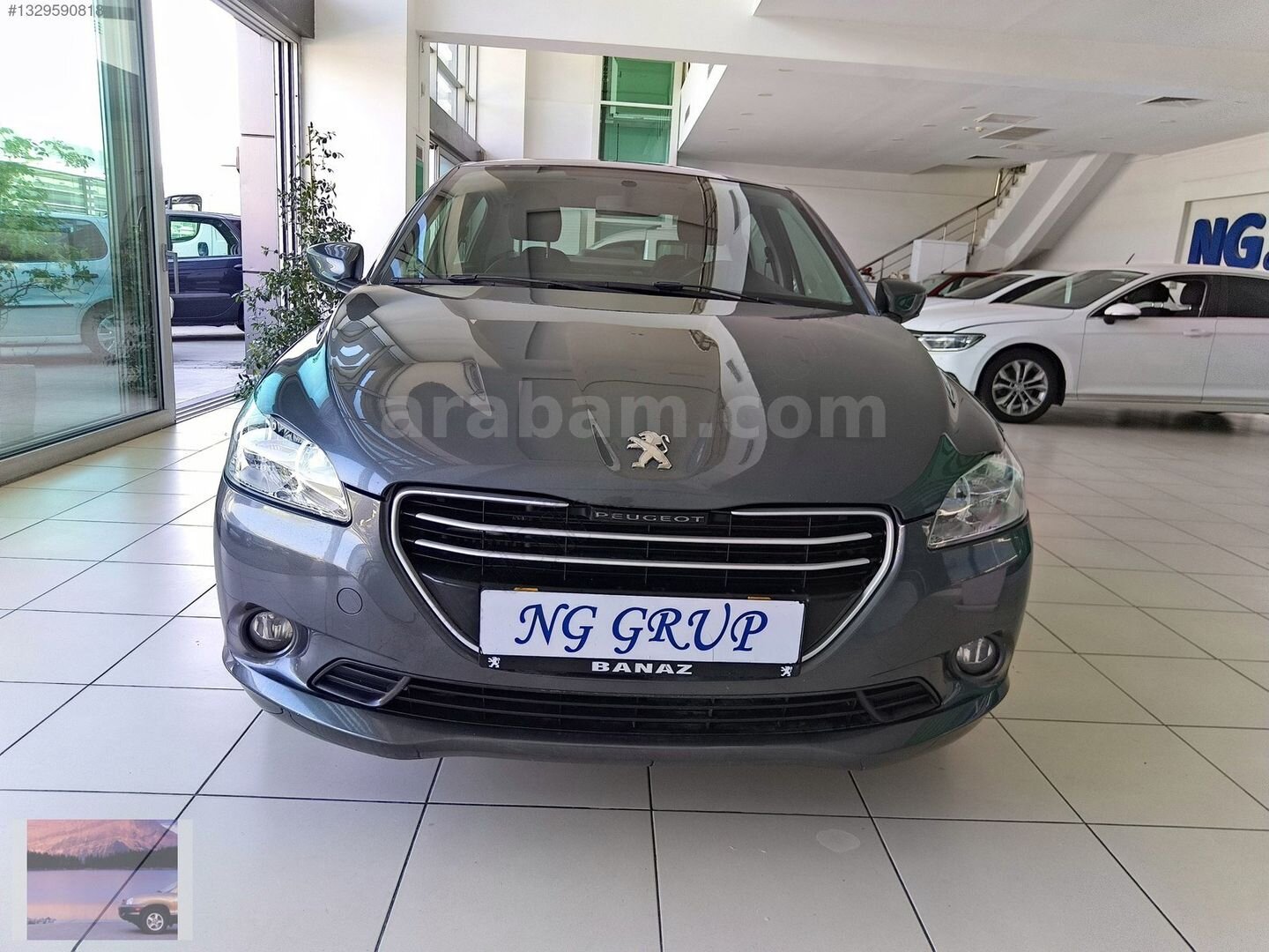 Galeriden Peugeot 301 1.6 HDi Active 2014 Model Ankara 96.000 km Gri 2