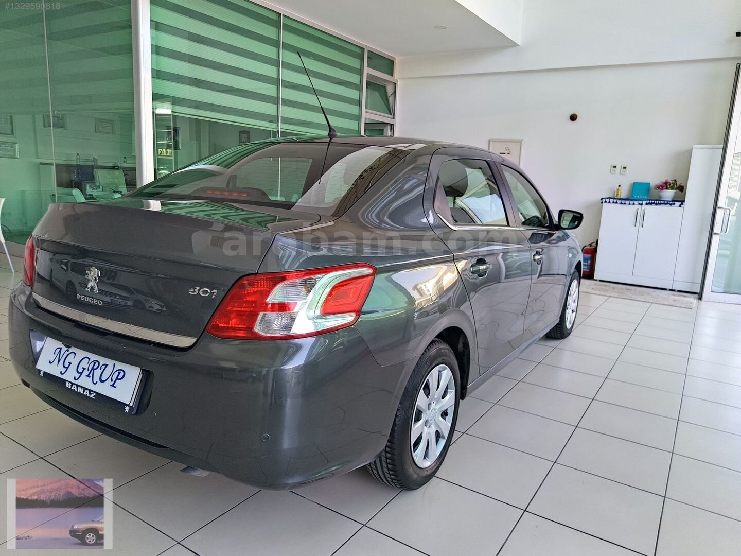 Galeriden Peugeot 301 1.6 HDi Active 2014 Model Ankara 96.000 km Gri 4