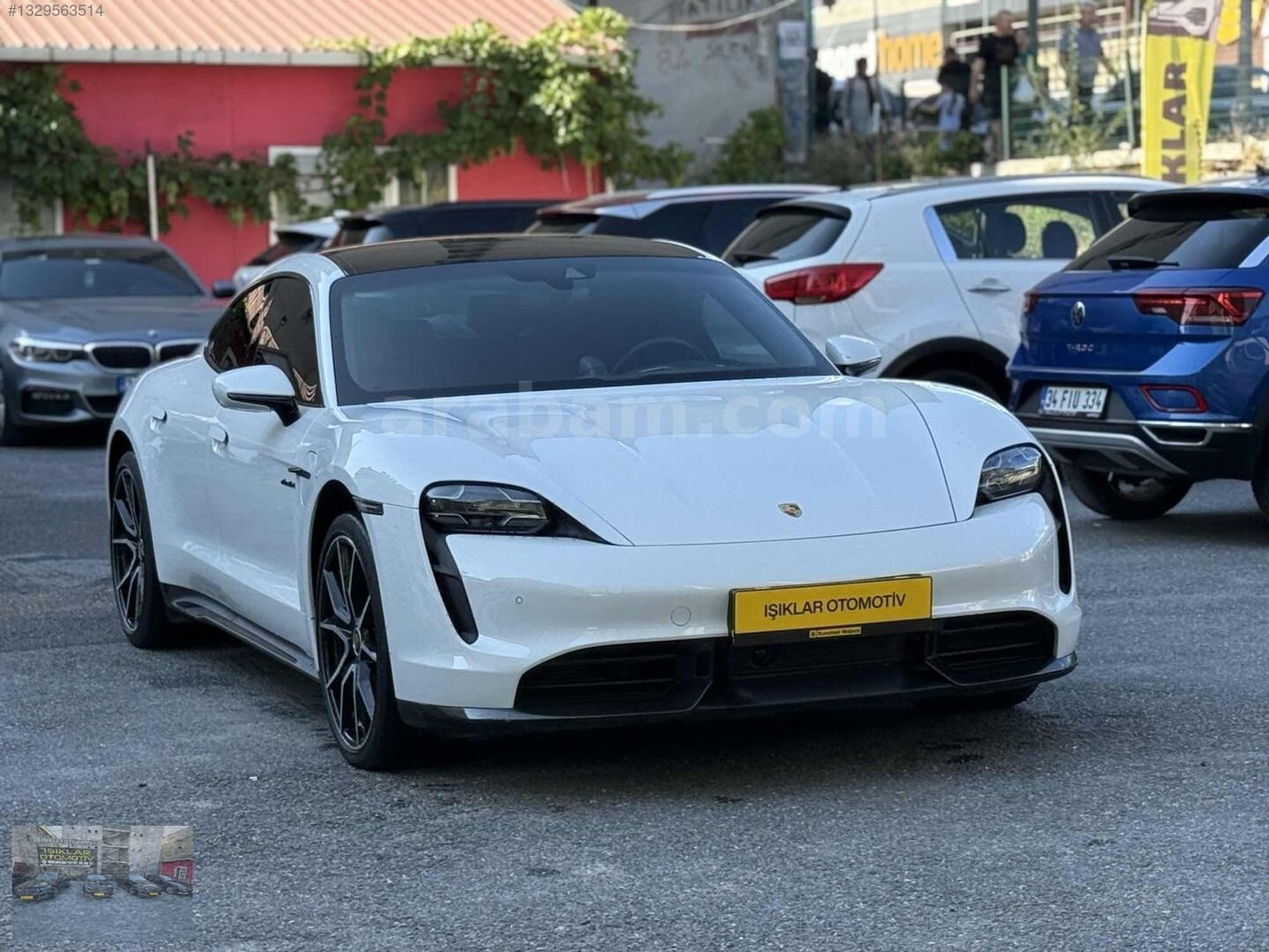 Galeriden Porsche Taycan Elektrik Turbo S 2020 Model İstanbul 61.500 km Beyaz 1