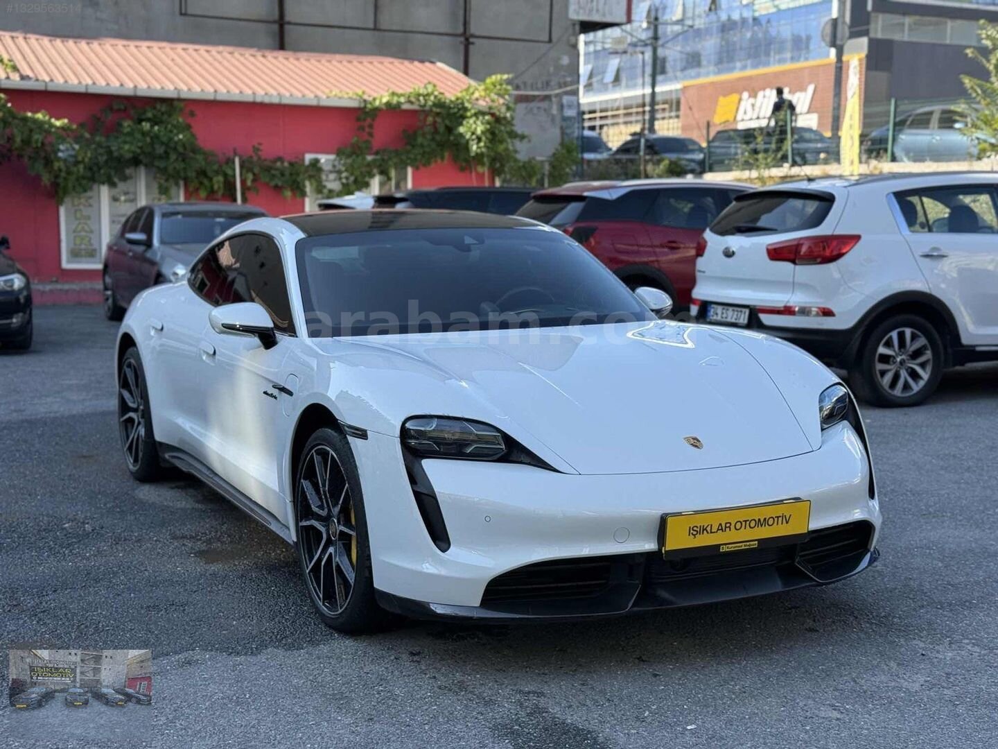 Galeriden Porsche Taycan Elektrik Turbo S 2020 Model İstanbul 61.500 km Beyaz 4