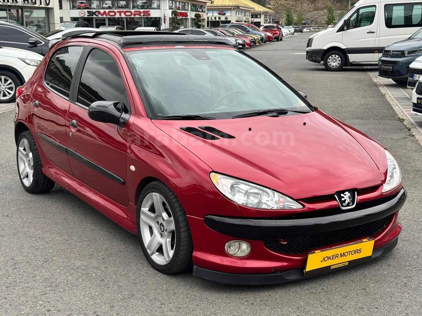 Galeriden Peugeot 206 1.6 XT 2001 Model Trabzon 285.000 km Bordo 2