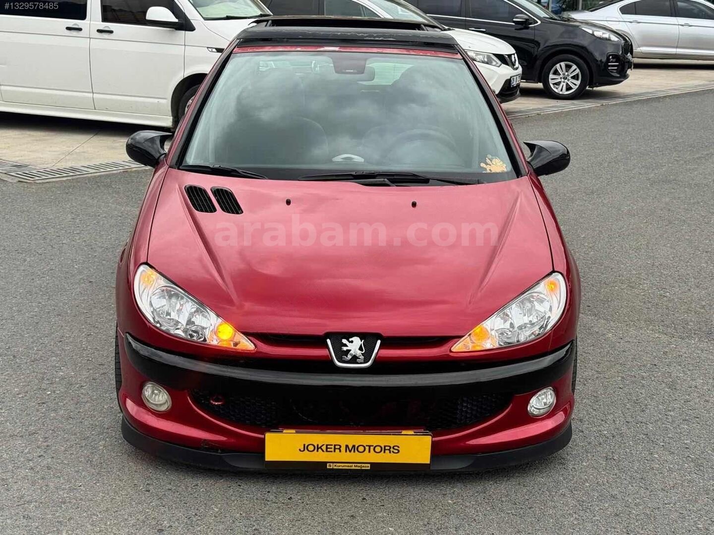 Galeriden Peugeot 206 1.6 XT 2001 Model Trabzon 285.000 km Bordo 3