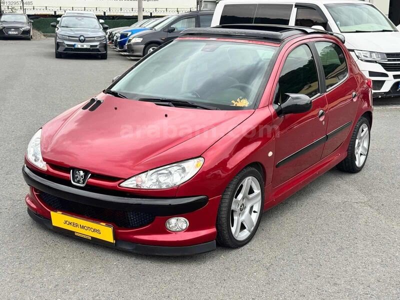 Galeriden Peugeot 206 1.6 XT 2001 Model Trabzon 285.000 km Bordo