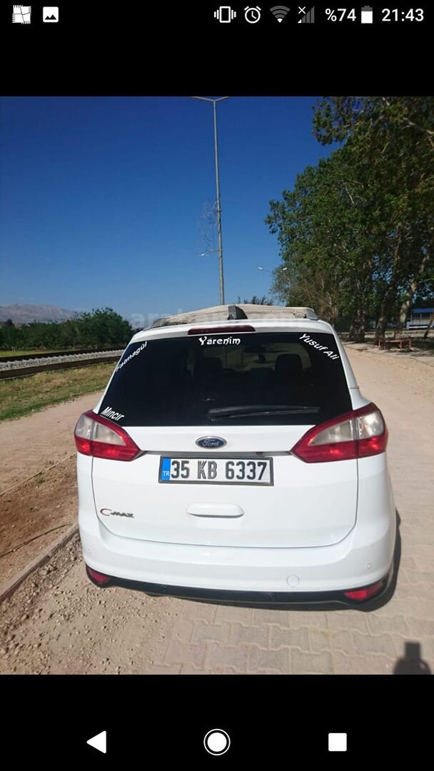Sahibinden Ford Grand C-Max 1.6 TDCI Titanium 2013 Model Adıyaman 245.000 km Beyaz 3