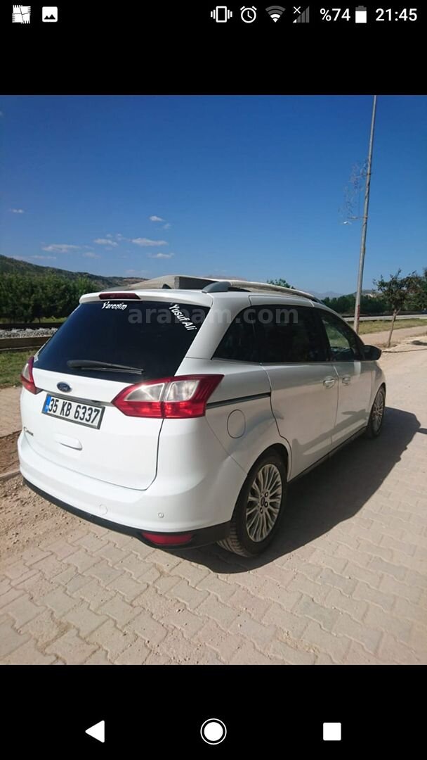 Sahibinden Ford Grand C-Max 1.6 TDCI Titanium 2013 Model Adıyaman 245.000 km Beyaz 4