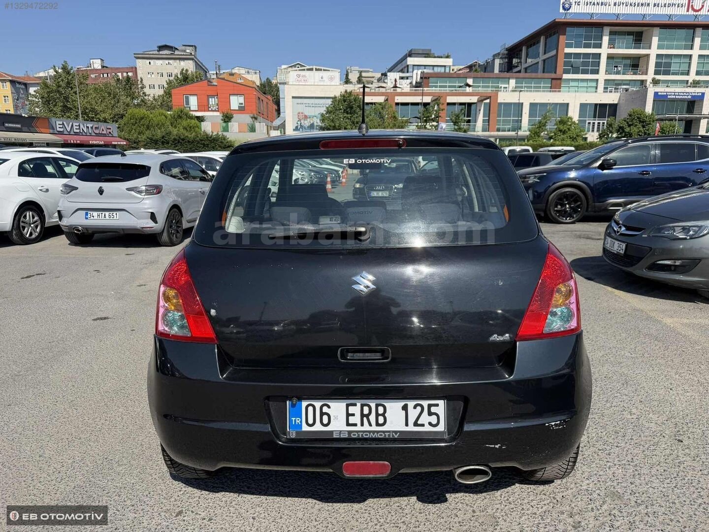 Galeriden Suzuki Swift 1.3 MT 4X4 2008 Model İstanbul 135.000 km Siyah 3