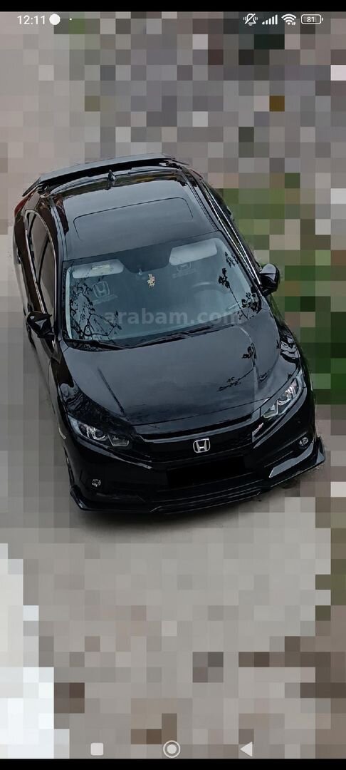Sahibinden Honda Civic 1.6i VTEC Elegance 2017 Model İstanbul 181.000 km Siyah 2