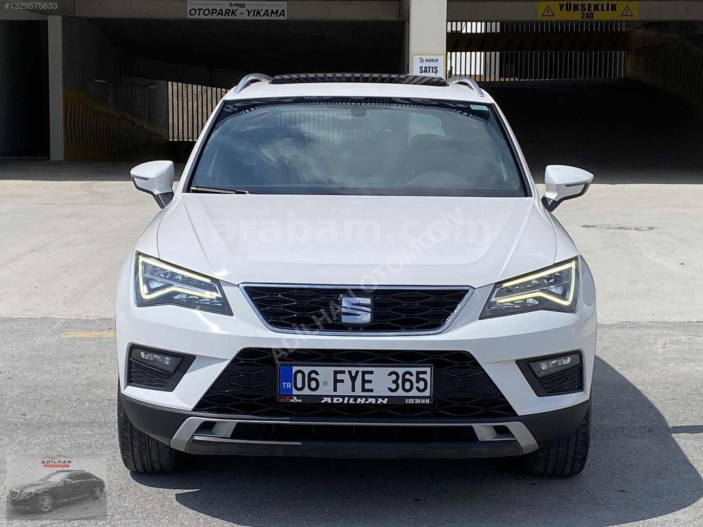 Galeriden Seat Ateca 1.6 TDI Ecomotive Xcellence 2020 Model Ankara 124.000 km Beyaz 3
