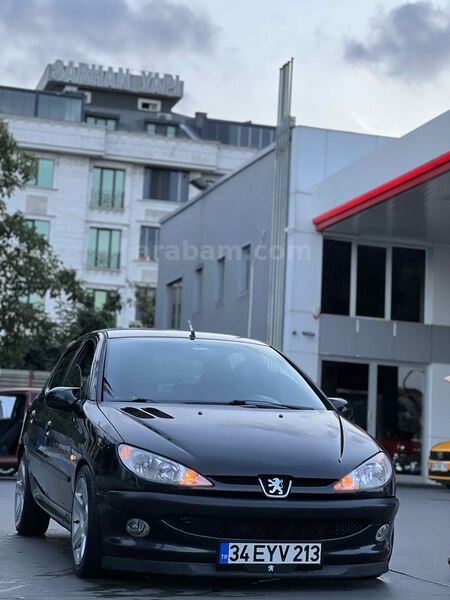 Sahibinden Peugeot 206 1.4 Fever 2006 Model İstanbul 184.500 km Siyah