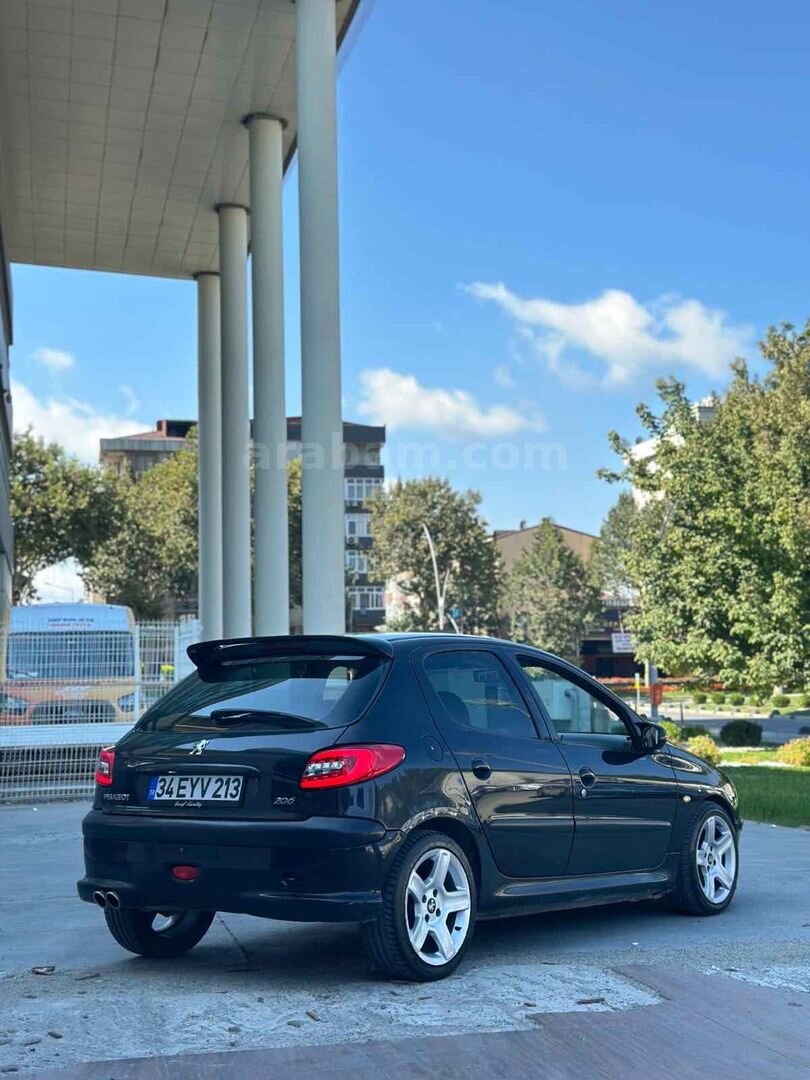 Sahibinden Peugeot 206 1.4 Fever 2006 Model İstanbul 184.500 km Siyah 6