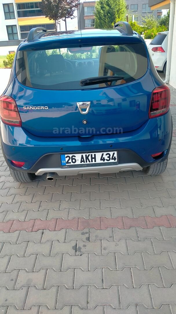 Sahibinden Dacia Sandero 0.9 TCe Stepway Easy-R 2020 Model Eskişehir 65.135 km Mavi (metalik) 6