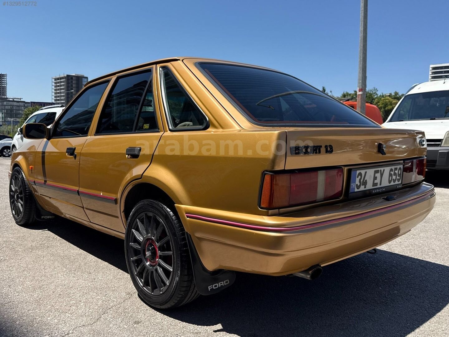 Galeriden Ford Escort 1.4 C 1990 Model Bursa 95.000 km Sarı 7