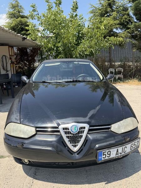 Galeriden Alfa Romeo 156 2.0 TS 1998 Model Tekirdağ 390.000 km Siyah 1